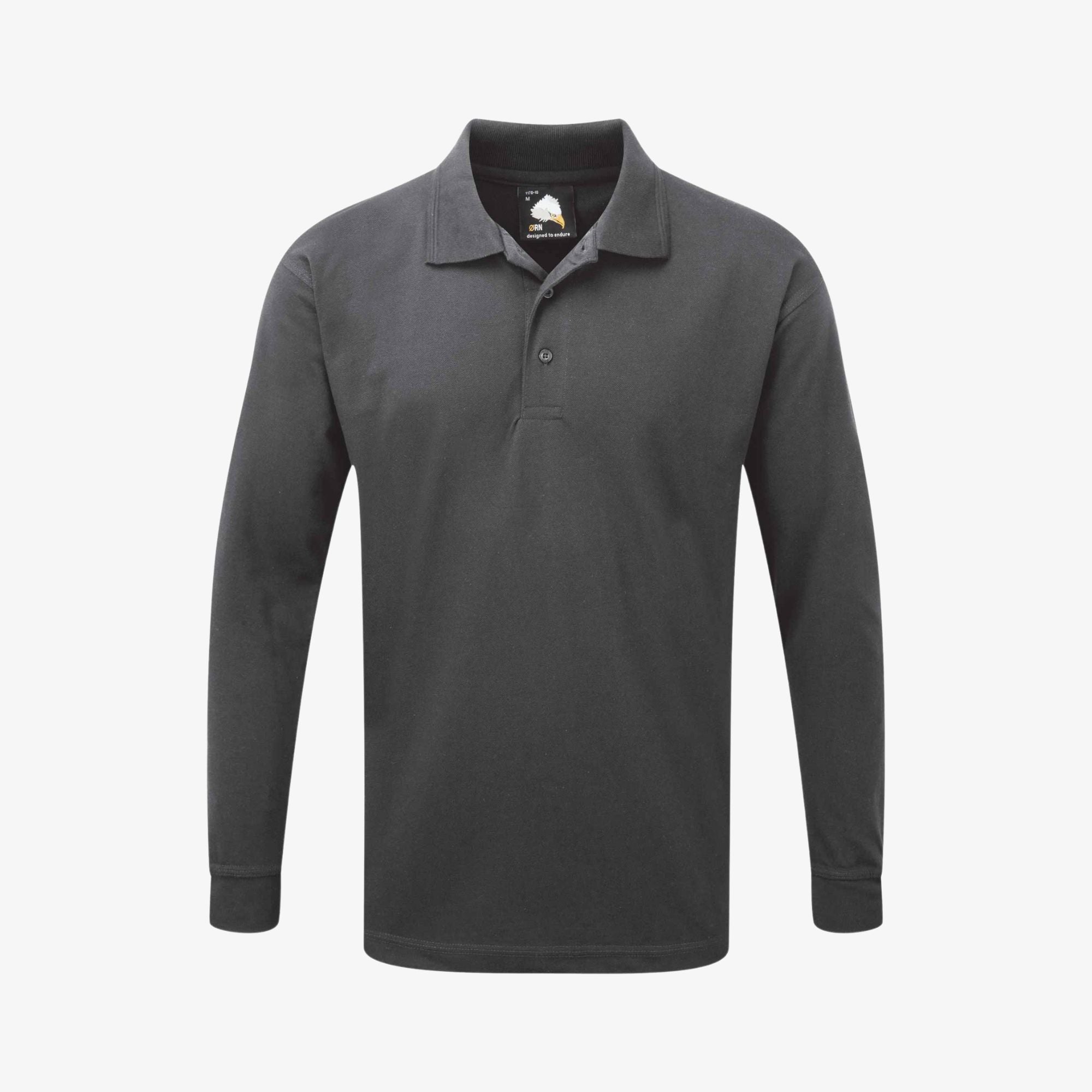 Premium Langarm Poloshirt Mischgewebe