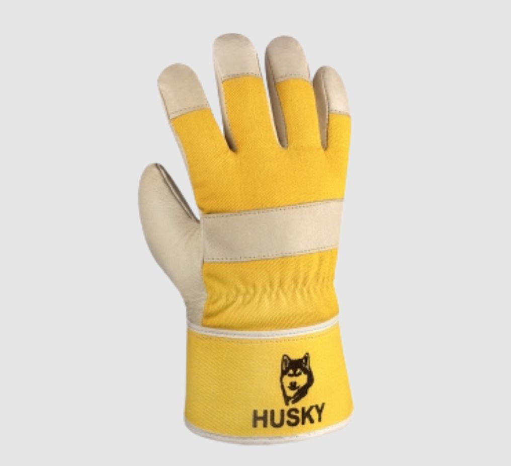 Husky Schweinslederhandschuhe Gelb