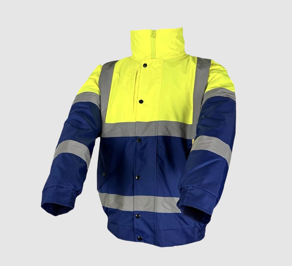 Warnschutz Pilotenjacke Gelb/Navy