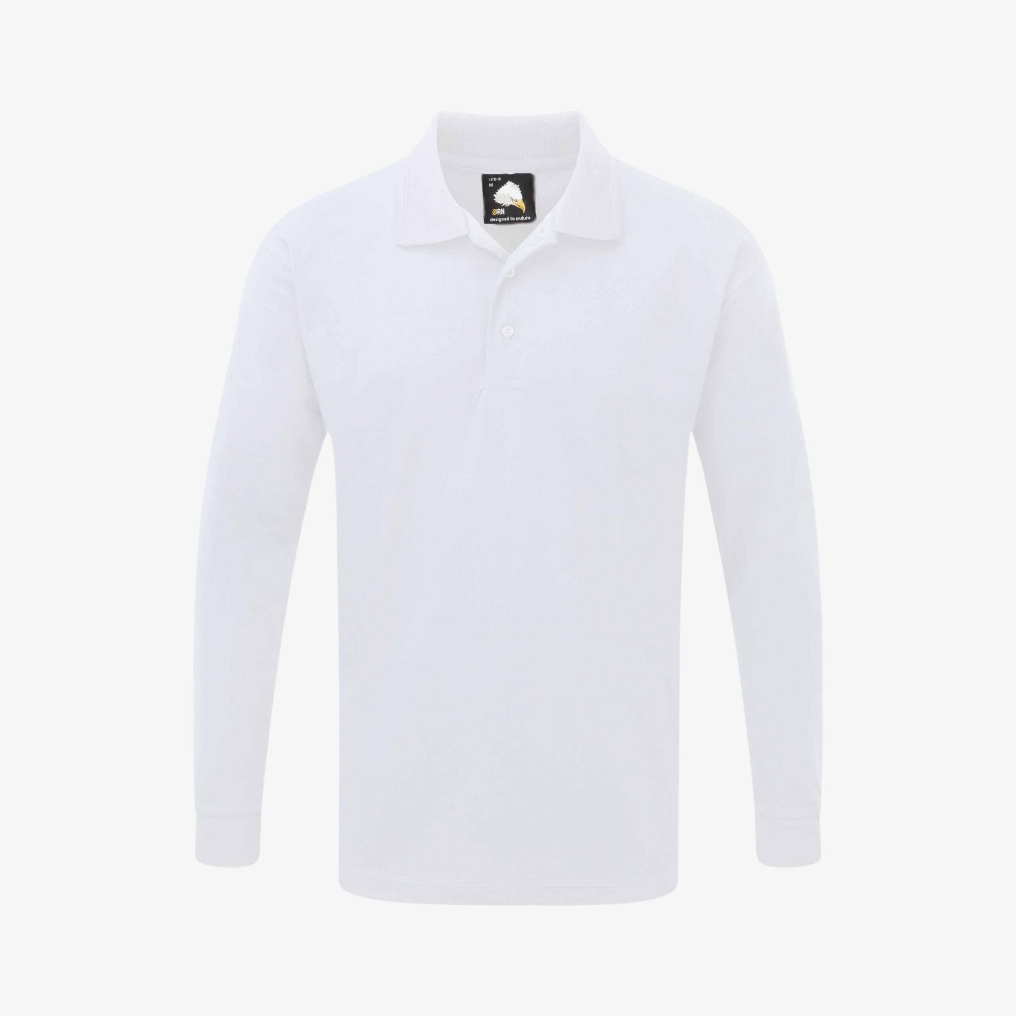 Premium Langarm Poloshirt Mischgewebe