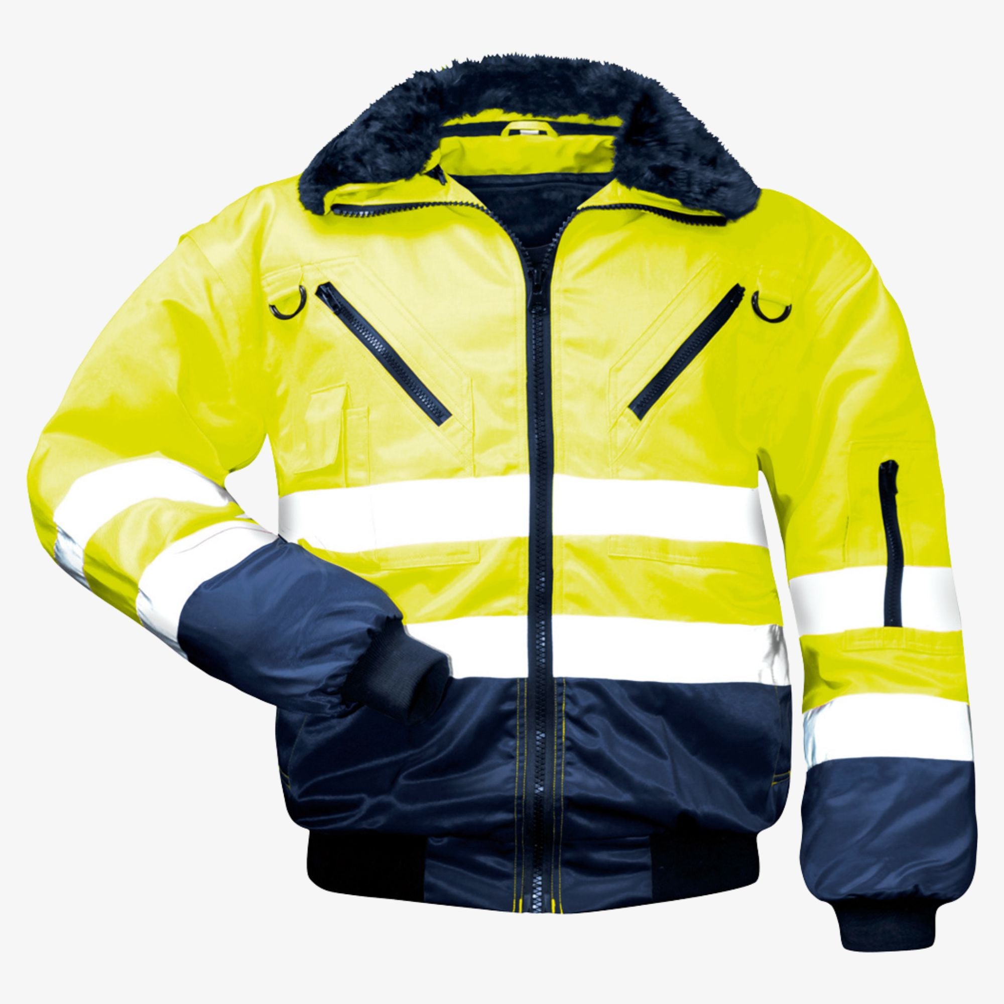 Warnschutz Pilotenjacke 4 in 1