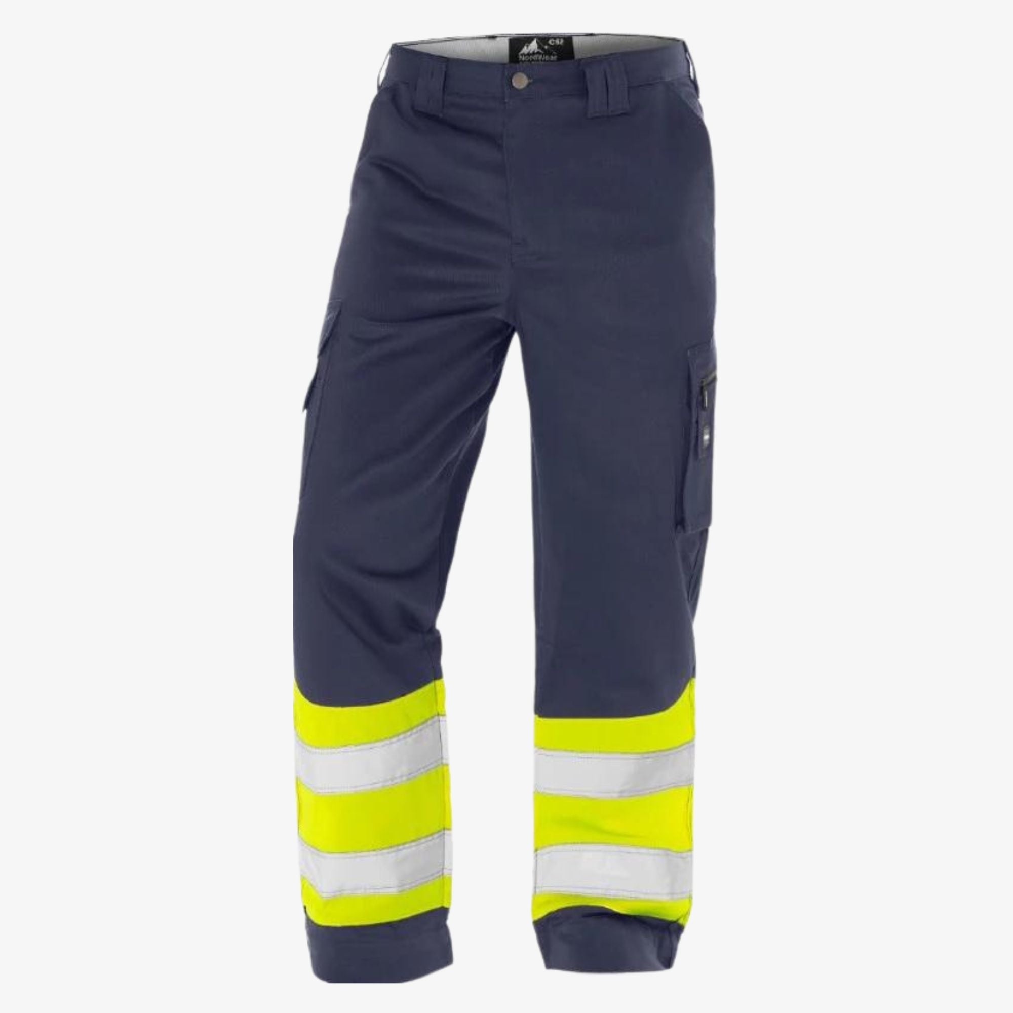 Bundhose Warnschutz Klasse 1, mit Stretch Nord Wear