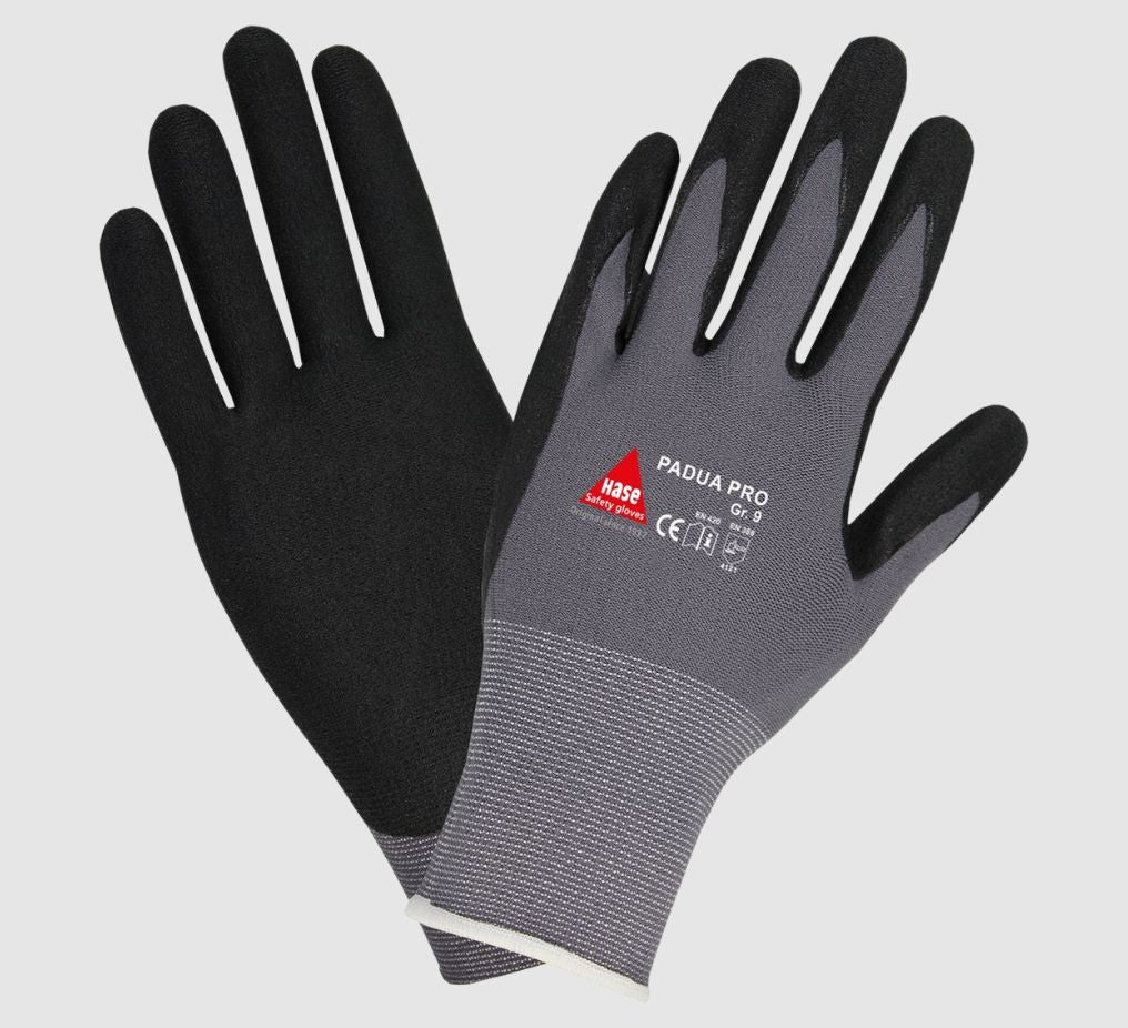 Montagehandschuh Aus 15 Gauge Nylonfeinstrick Mit Hohem Tragekomfort, Micro-Nitrilschaum