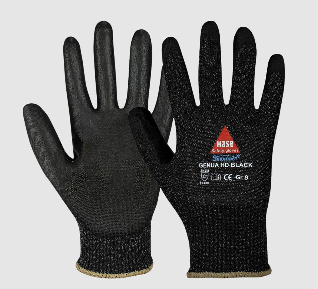 Hase Genua Schnittfester Montagehandschuh Mit Hohem Tragekomfort, Pu Beschichtung