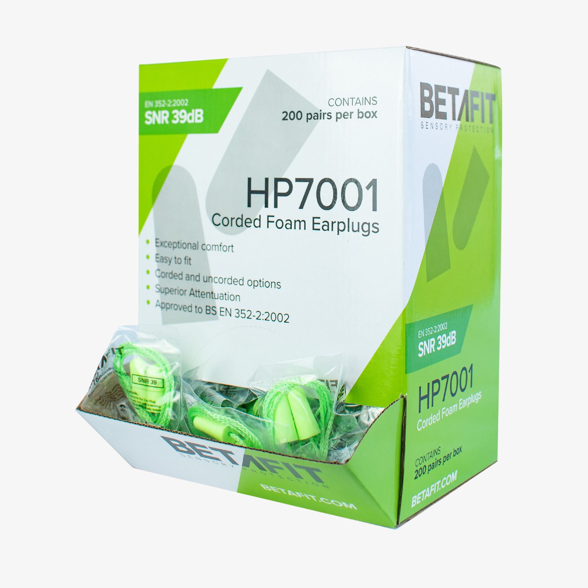 Gehörschutzstöpsel SNR39 mit Band