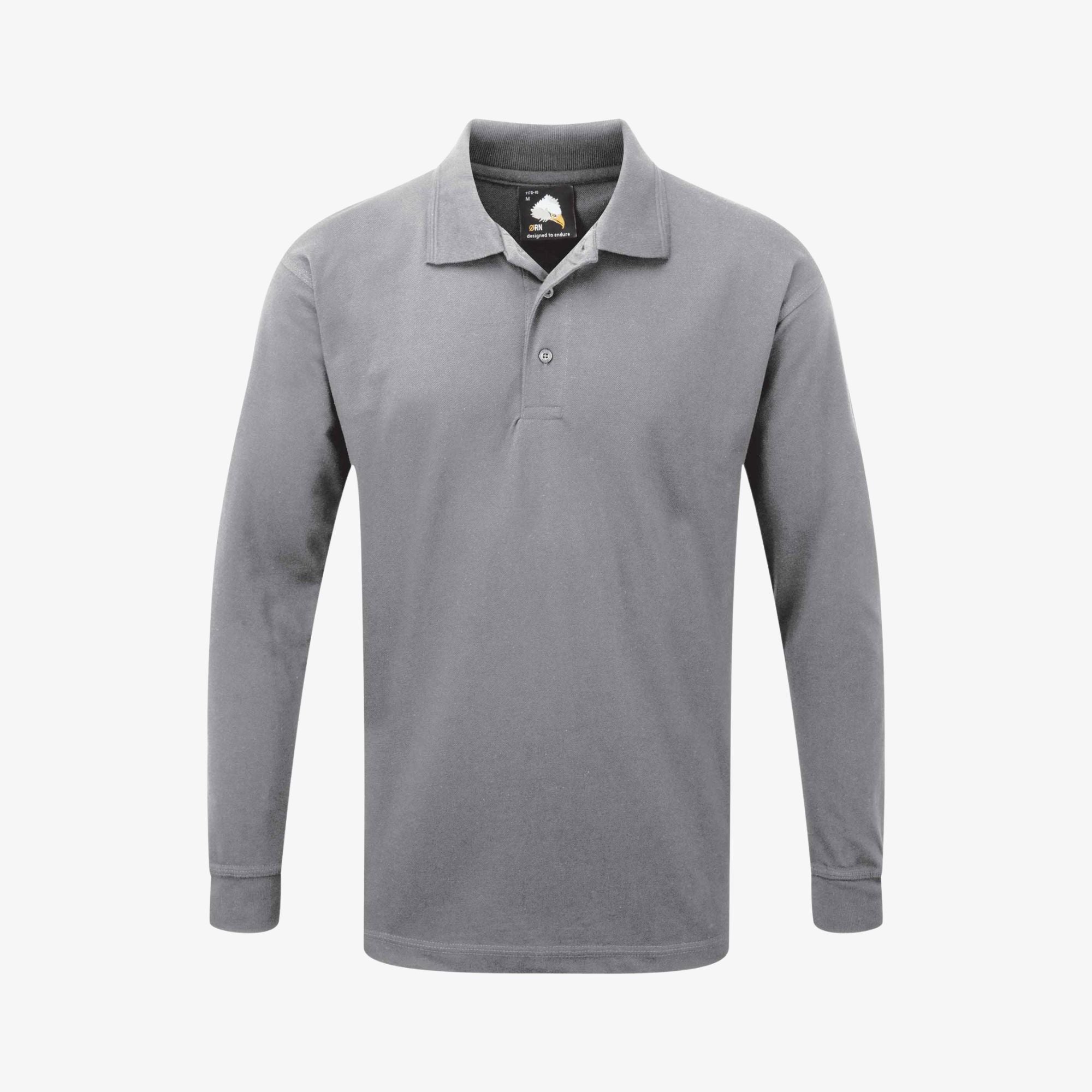 Premium Langarm Poloshirt Mischgewebe