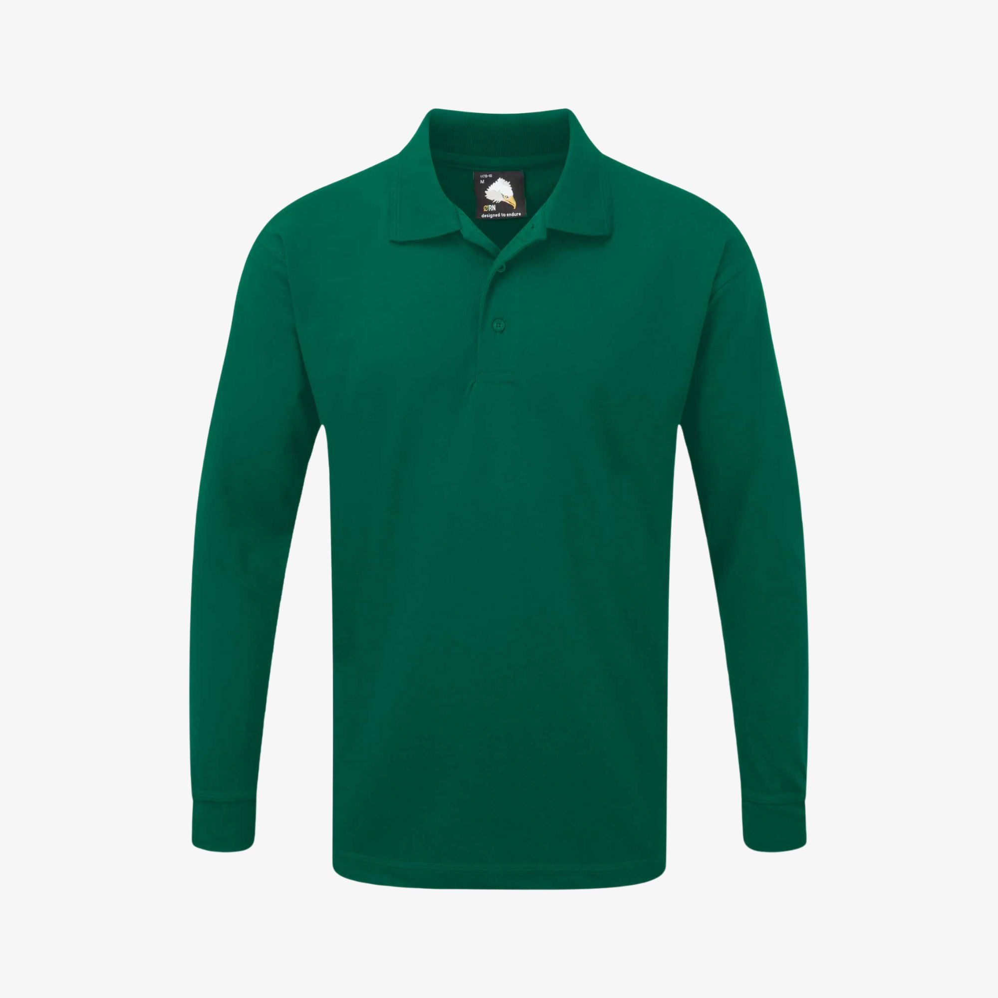 Premium Langarm Poloshirt Mischgewebe
