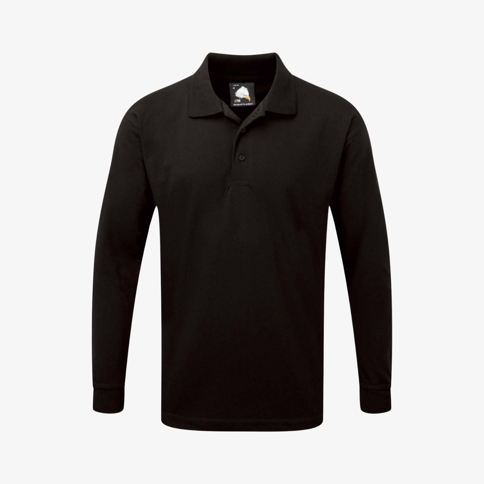 Premium Langarm Poloshirt Mischgewebe