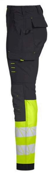 Reflex One Warnschutz Stretch Bundhose mit Warnschutz Klasse 1