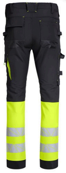 Reflex One Warnschutz Stretch Bundhose mit Warnschutz Klasse 1