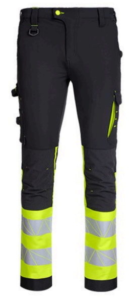 Reflex One Warnschutz Stretch Bundhose mit Warnschutz Klasse 1