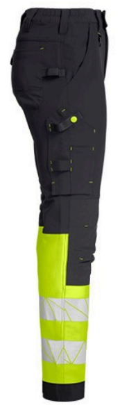 Reflex One Warnschutz Stretch Bundhose mit Warnschutz Klasse 1