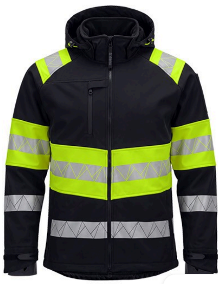 Reflex One Warnschutz Softshelljacke mit Warnschutzklasse 1