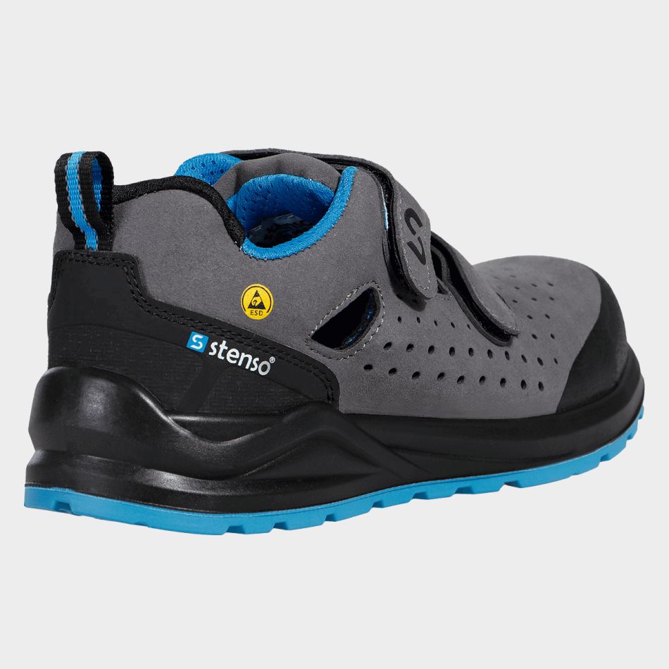 S1PS ESD Arbeitssandalen mit Klettverschluss