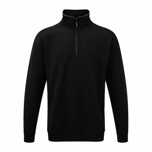 Quarter-Zip Sweatshirt/ 65% recycletes Polyester - 35% Baumwolle /  XS-5XL / 3 Farben / Grouse