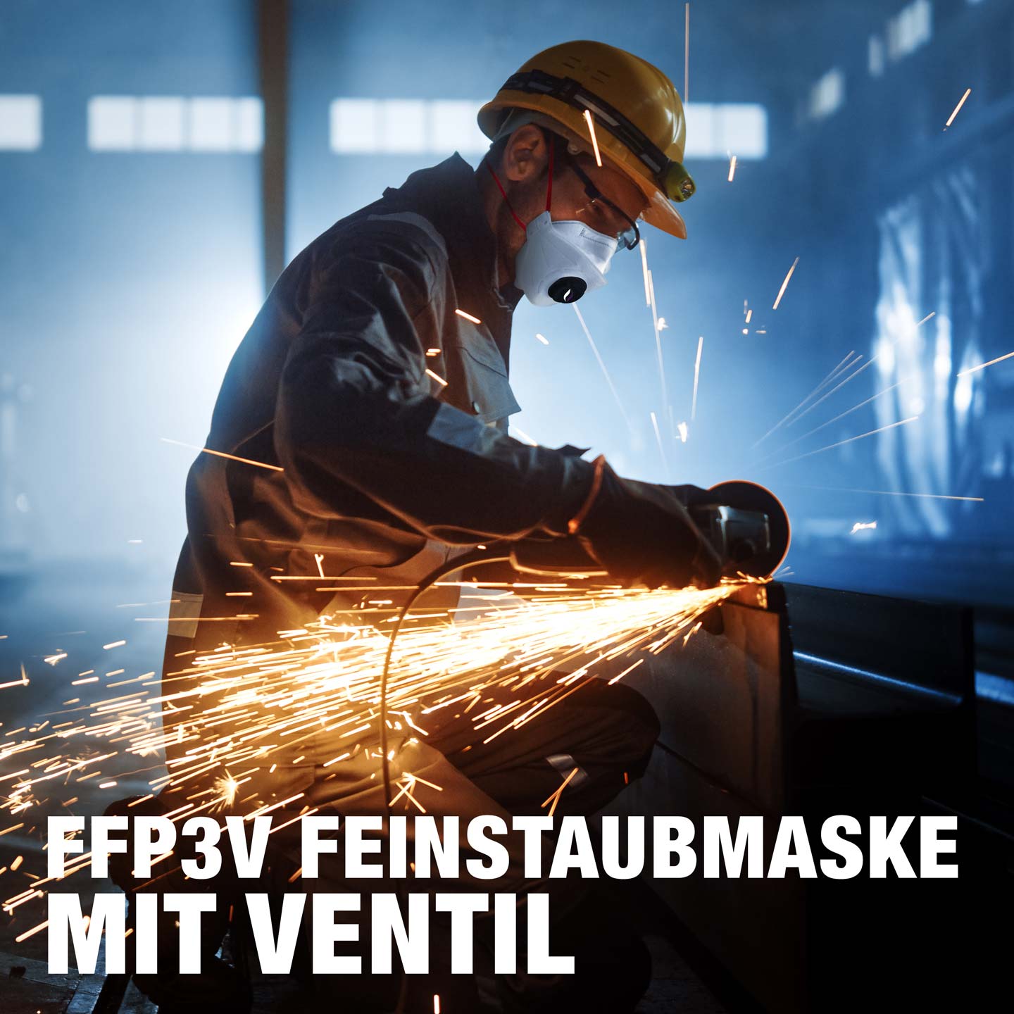 ProProtect Feinstaubmaske FFP3V NR D mit Ventil
