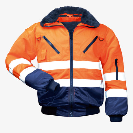 Warnschutz Pilotenjacke 4 in 1