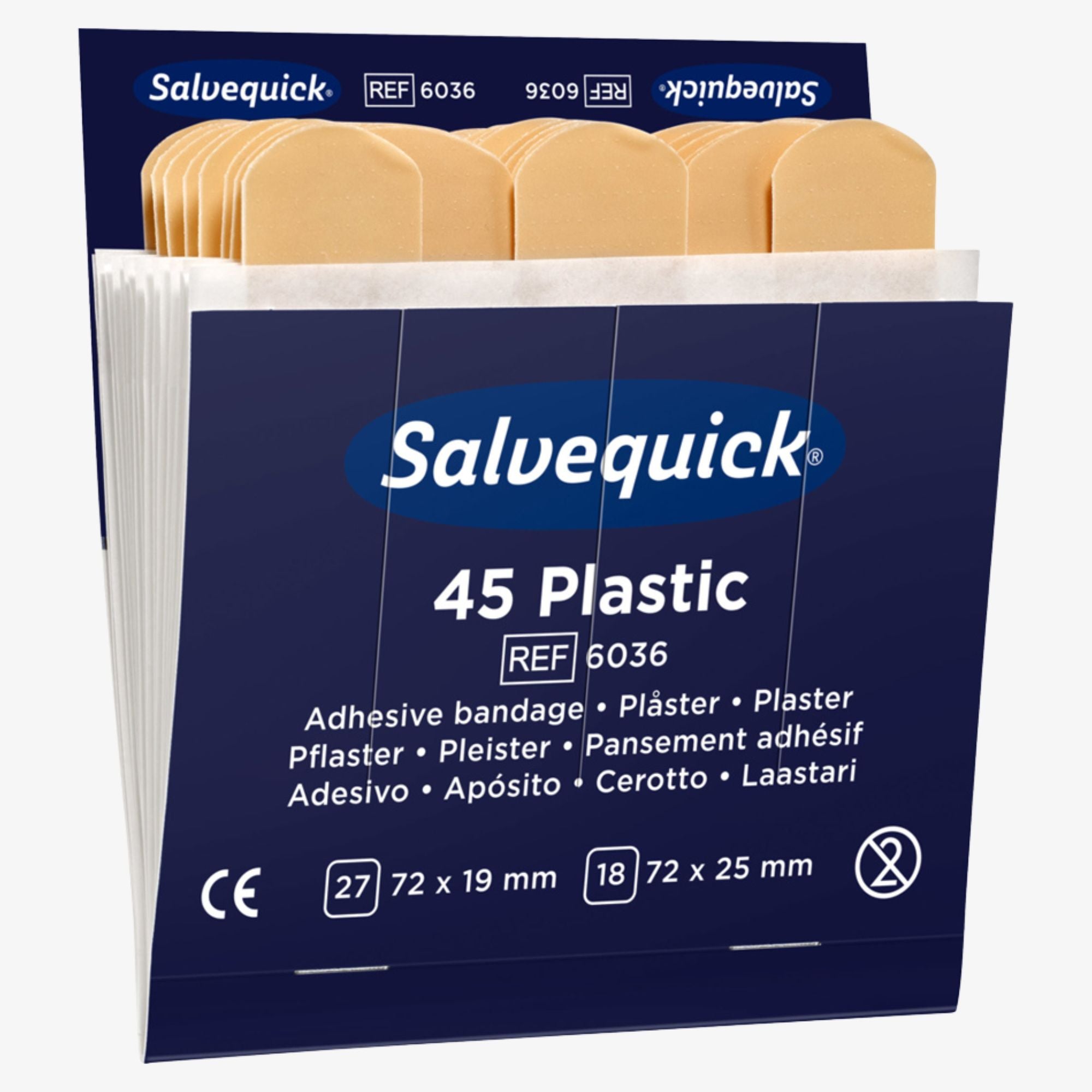 Salvequick Nachfüllsatz Wasserabweisend Plastic