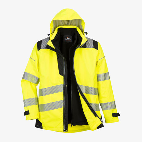 Warnschutz 3-in-1 Jacke Lang