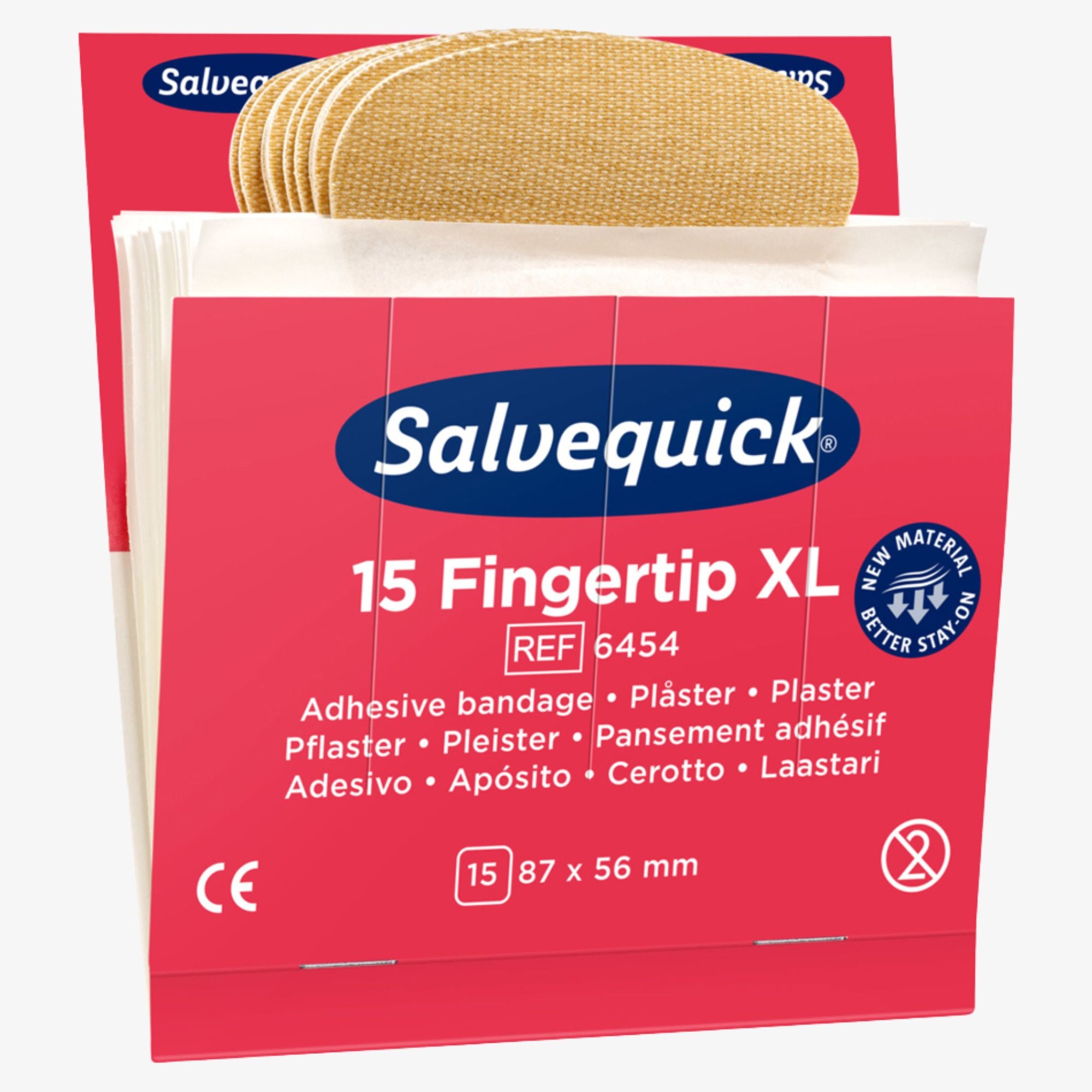 Salvequick Nachfüllsatz Fingerkuppe