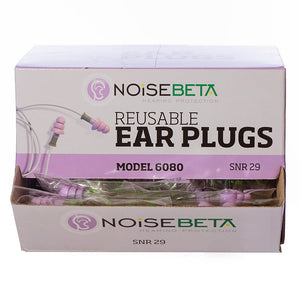 NoiseBETA Wiederverwendbare TPR-Gehörschutzstöpsel mit Kordel