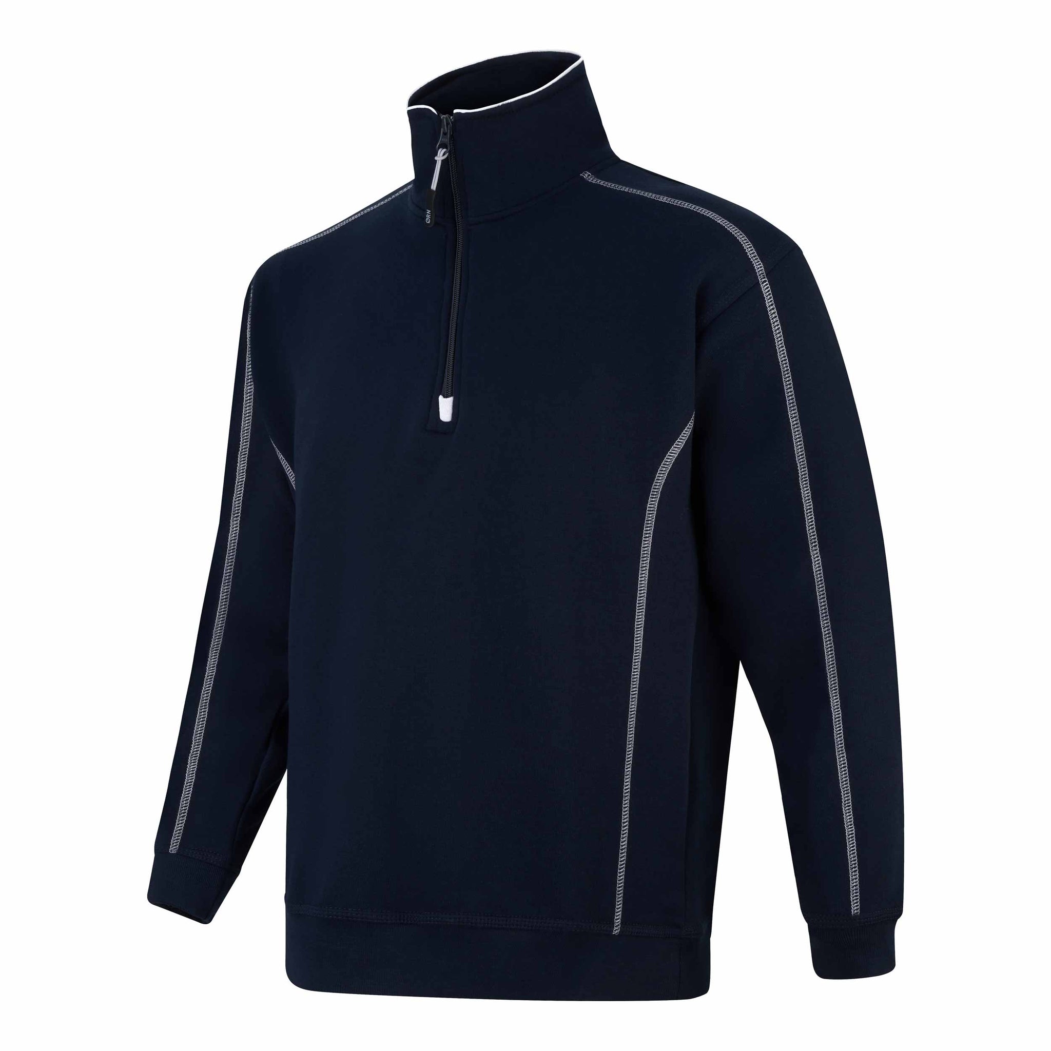 Quarter Zip Sweatshirt XS-5XL / 65% Polyester - 35% Baumwolle / 3 Farben / Crane