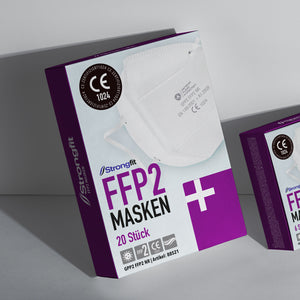 Feinstaubmaske FFP2 NR ohne Ventil einzeln Verpackt / ab 0,22€ je Maske