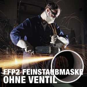 ProProtect Feinstaubmaske / FFP2 NR D ohne Ventil / 1,69€ je Maske / 30 Masken je Box