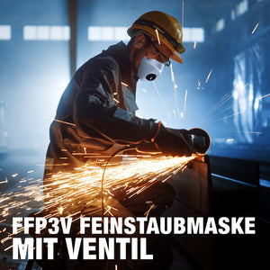 ProProtect Feinstaubmaske / FFP3V NR D mit Ventil / 20 Masken je Box